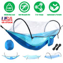 Camping Hammock with Mosquito Net - 440lbs Capacity Portable