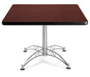 OFM Model LT42SQ 42 Multi-Purpose Square Table with Chrome-Plated Steel Base