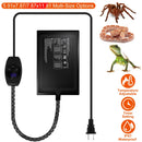 Electric Reptile Heating Pad With 32-122¡F Temperature Adjustment IPX7 Waterproof Timer Setting Under Tank Heating Mat for Lizards Turtles Snake Spide