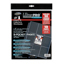 Ultra PRO: Platinum Hologram Standard 9-Pocket Pages - 3-Holes (10-Pack)