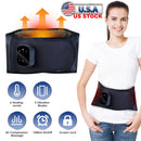 Lower Back Massager Heating Pad Cordless Heating Pad with Air Compression Vibration for Back Belly Waist Shoulder Pain Relief