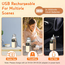 Portable Bottle Warmer with Night Light On The Go Baby Milk Warmer Milk Formula Warmer for Home Travel with 6 Heating Levels