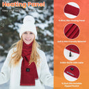 USB Heated Winter Scarf ā Unisex, 3 Heat Modes, for Outdoor Sports