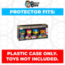 Pop Protector for 4 Pack Captain, Iron Man, Thor & Dr Strange Blacklight Funko