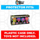 Pop Protector for 4 Pack Wakanda Forever Blacklight Funko Pop