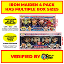 Pop Protector for 4 Pack Iron Maiden Live After Death Glow Funko Pop