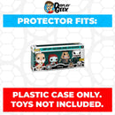 Pop Protector for 4 Pack Sandy Claws, Sally Sewing, Mayor & Jack Funko Pop