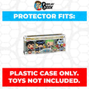 Pop Protector for 4 Pack Luffytaro, Sabo, Roronoa & Jinbe Glow Funko Pop