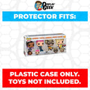 Pop Protector for 4 Pack Overwatch Sombra, Zarya, Junkrat & Mercy Glow Funko Pop