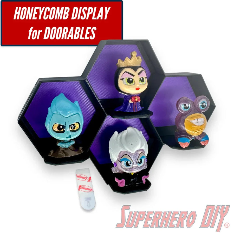 4-CELL Honeycomb Wall Display for Disney Doorables