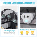 Portable Baby Nursery Center 4-in-1 Portable Travel Crib