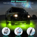 Waterproof RGB Underglow LED Strip Remote App Control Car Underbody Light Music Control Exterior Underbody Lights DC 12V
