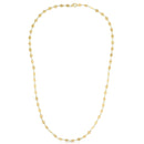 14k Yellow Gold Necklace with Polished Circles
