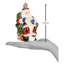 Santa Checking His List Ornament