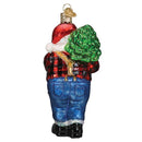 Lumberjack Santa Ornament