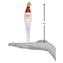Jingle Bell Santa Icicle Ornament