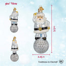 Disco Fever Santa Ornament