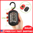 Compact Work Light 27LEDs Hang Lights Portable Magnetic Flashlight with Hook for Camping Hiking Emergency
