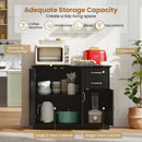 40 Inch Modern Kitchen Sideboard Buffet Cabinet with 2 Drawers and Adjustable Shelf
