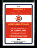 2023 Topps Chrome McDonald's All American Ron Holland II Auto #PA-RH