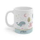 Dream Big Whale Octopus Heart Ocean Mug | Personalized Sea Name Gift