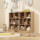7-Section Freestanding Bookshelf for Kids Room Classroom Daycare Nursery