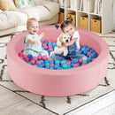 42.5 Inch Round Foam Ball Pits with 25D Sponge Filling and Washable PU Cover for Toddlers
