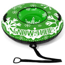 42" Heavy-duty Inflatable Snow Tube with Detachable Tow Strap