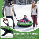 42" Heavy-duty Inflatable Snow Tube with Detachable Tow Strap