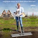 42 x 10 Inch Lawn Leveling Rake with Ergonomic Handle