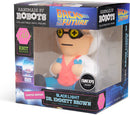 Back to the Future Dr. Emmett Brown with Jumper Cables Collectible Vinyl Figure (Limited Edition Blacklight / Fan Expo Convention Exclusive) - #149