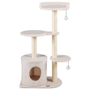 Cat Tree 43" with Condo, Perches & Scratching Posts