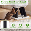 43-Inch Lamb-Shaped Cat Tower with 2-Door Rattan Condo for Indoor Kittens
