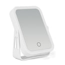 10X Magnifying Lighted Makeup Mirror Double Sided Travel Makeup Mirror with 3 Light Colors Touch Screen USB Rechargeable