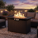 44.5" Propane Fire Pit Table with 50,000 BTU Burner