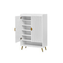 7-Tier Tall Shoe Storage Cabinet with Adjustable Shelves