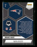 2025 Panini Mosaic Montage Silver Drake Maye #1