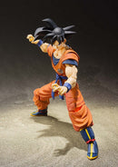 Son Goku S.H.Figuarts Figure | A Saiyan Raised on Earth | Dragon Ball Z | Bandai Spirits