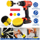 3Pcs/Set Drill Brush Power Scrubber Cleaning Brush for Car Carpet Wall Tile Tub Cleaner Combo