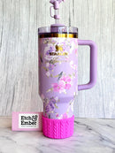 WINTER PINK MACRAME Tumbler Boot