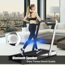 4.75HP 2 In 1 Folding Treadmill with Remote APP Control