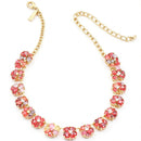 Inc Gold-Tone Pave Flower Strand Necklace, 17 + 3 Extender