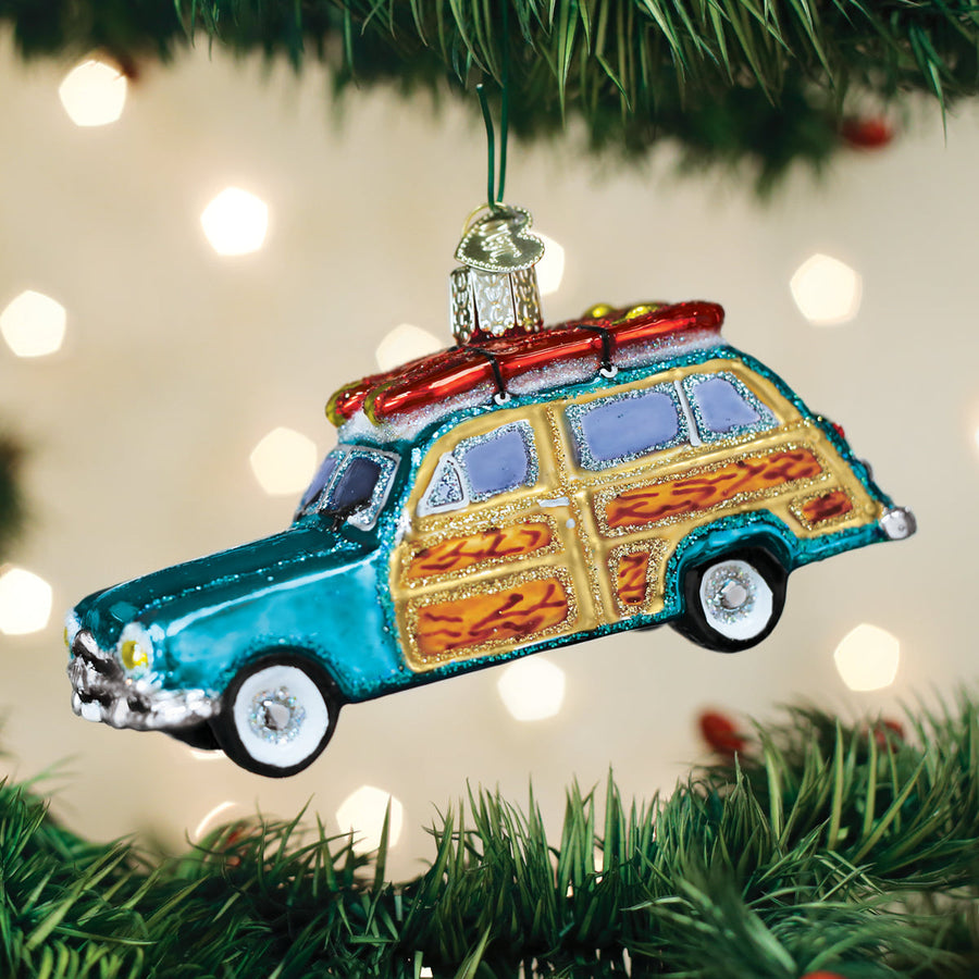 Surf's Up Wagon Ornament