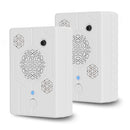 2Pack 2026 Upgraded Rechargeable Ultrasonic Bat Repellent Indoor Outdoor Bird Mouse Dog Deterrent Device with 3 Ultrasonic Speakers for Attic Porch Ho