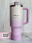 LSF Happy Thoughts Purple Tumbler Boot