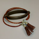 Lariat Luxe - Leather Tumbler Collar *Limited Edition*