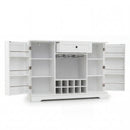 47.2 Inch Sideboard Cabinet with Wine Rack and Storage