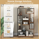 47-Inch Tall Bookshelf for Home Office Living Room