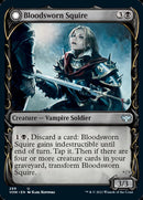 Bloodsworn Squire // Bloodsworn Knight (VOW-289) - Innistrad: Crimson Vow: (Showcase, Double Faced Transform) Foil