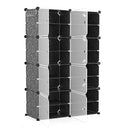 8-Tier Shoe Rack Organizer with Transparent Doors, 32 Pairs